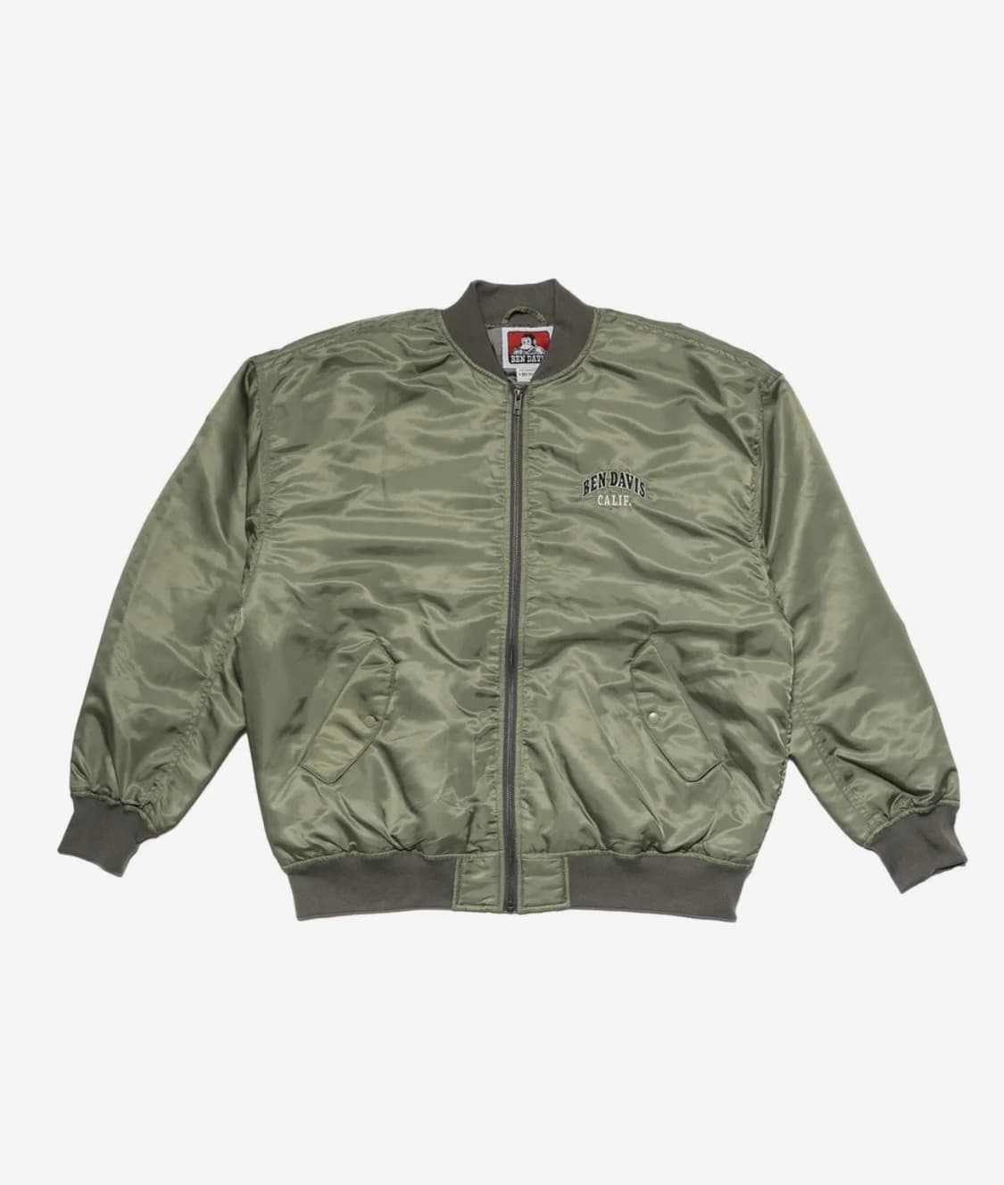 화이트라벨 레터링 MA-1 카키 상품이미지1