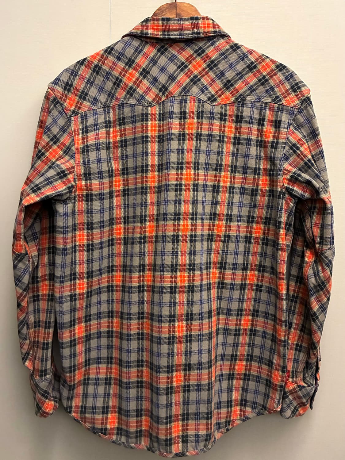 (M)Levis 리바이스 헤비코튼 체인자수 원포켓 체크셔츠  상품이미지2