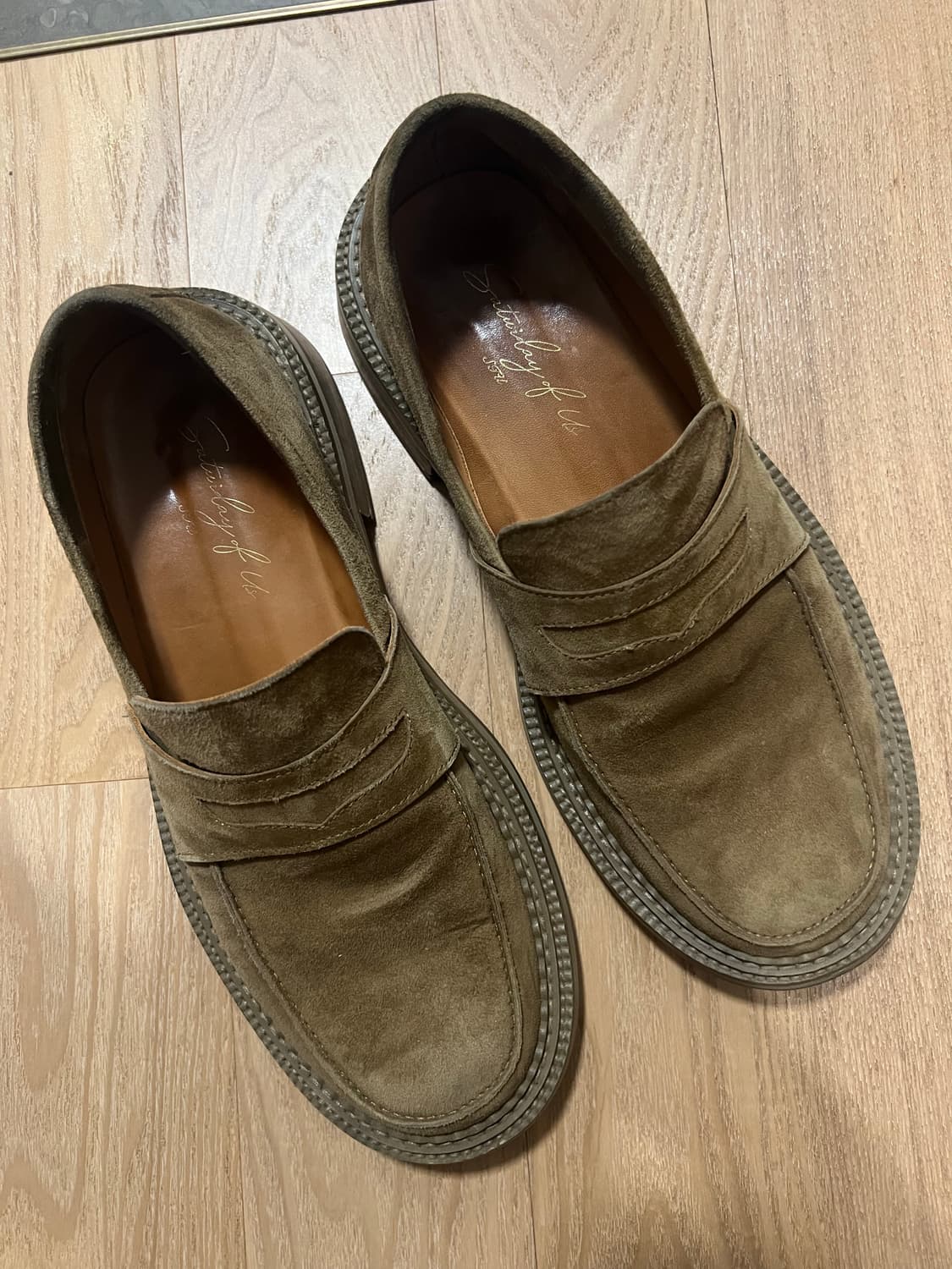 [43] stu 스웨이드 로퍼 베이지 280 상품이미지1