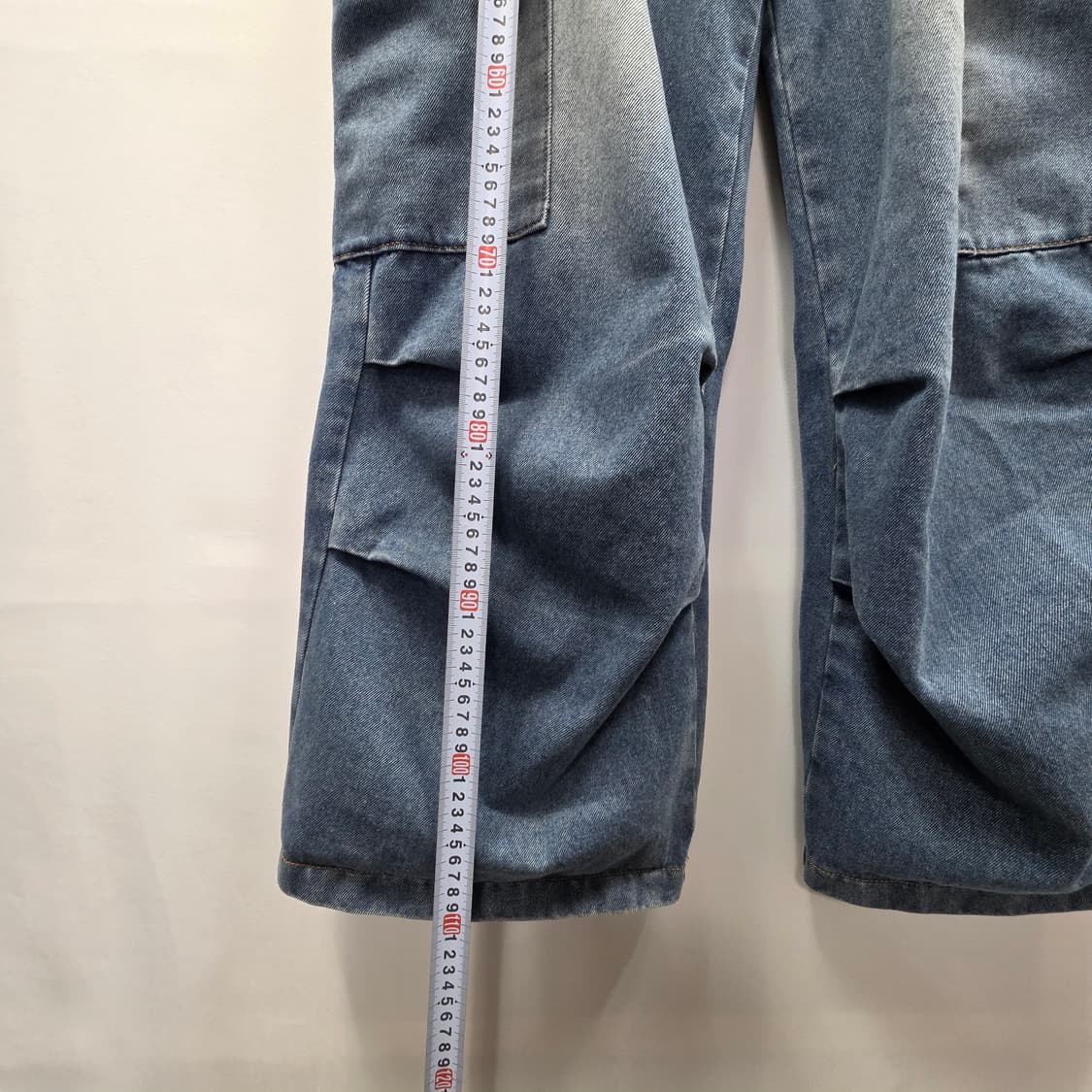 1119 아반드레스 Avandress 와이드 카고 데님 팬츠 M 상품이미지7