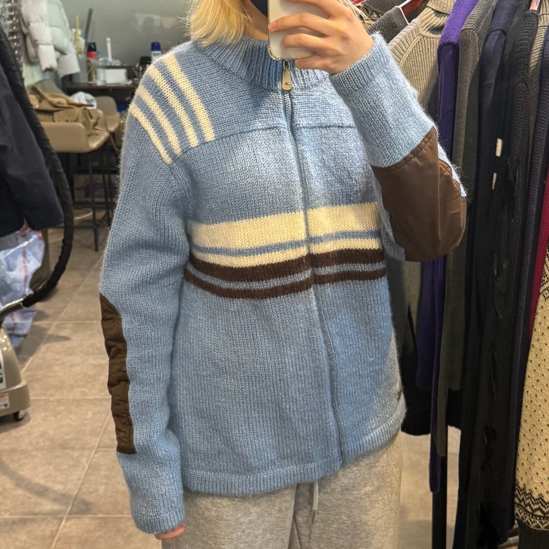 [NO.9] VTG 니트 집업 상품이미지3