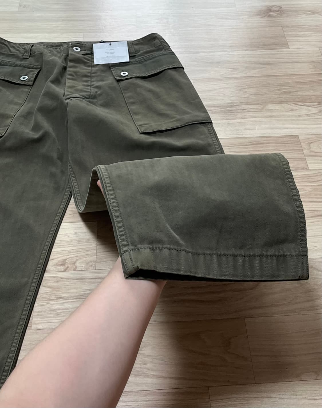 더 긱스 P-44 HBT trouser (Faded Olive) M사이즈 상품이미지2