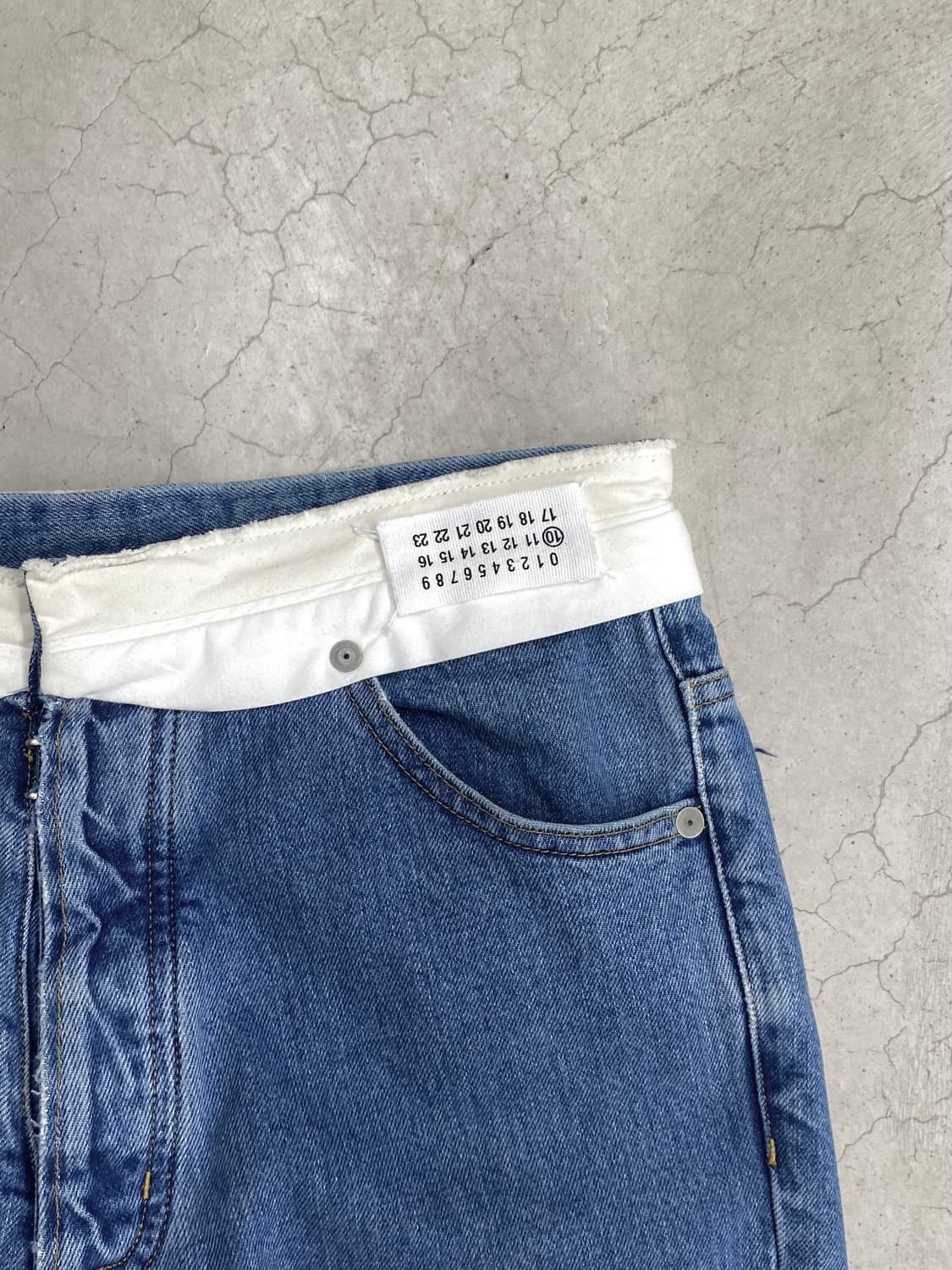 메종 마르지엘라 폴드 오버 데님 상품이미지1