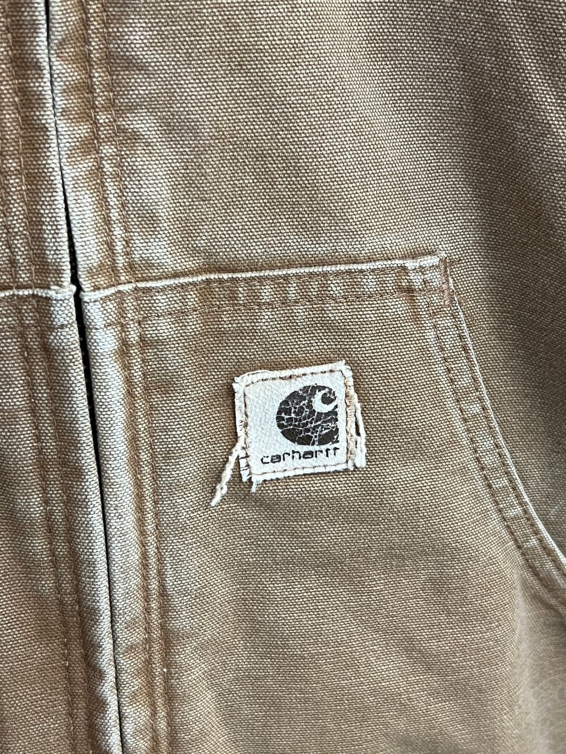 Carhartt  칼하트 J130 브라운 덕 액티브 워크 자켓 상품이미지4