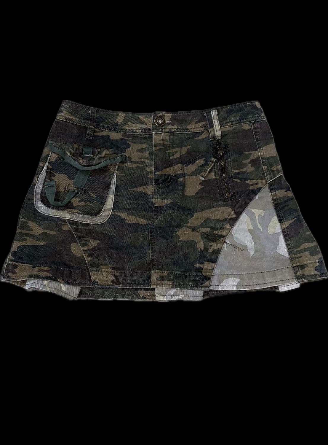 밀리터리 카모 스커트 상품이미지1