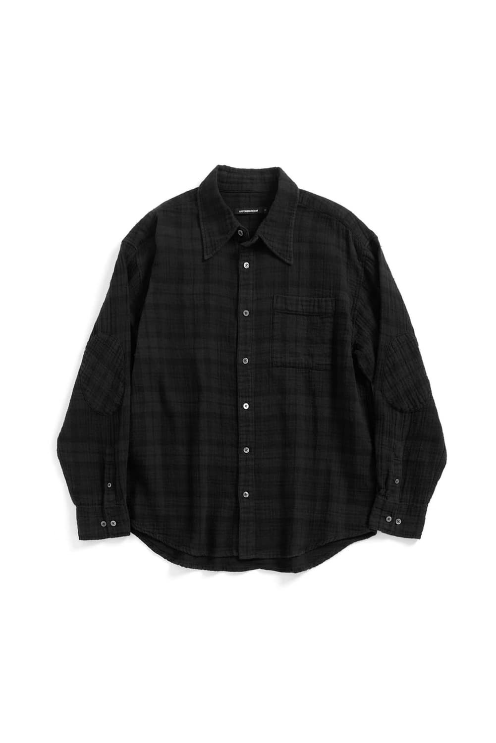 해칭룸 / 아카이브 셔츠 v2 dyed black watch / 3 상품이미지3