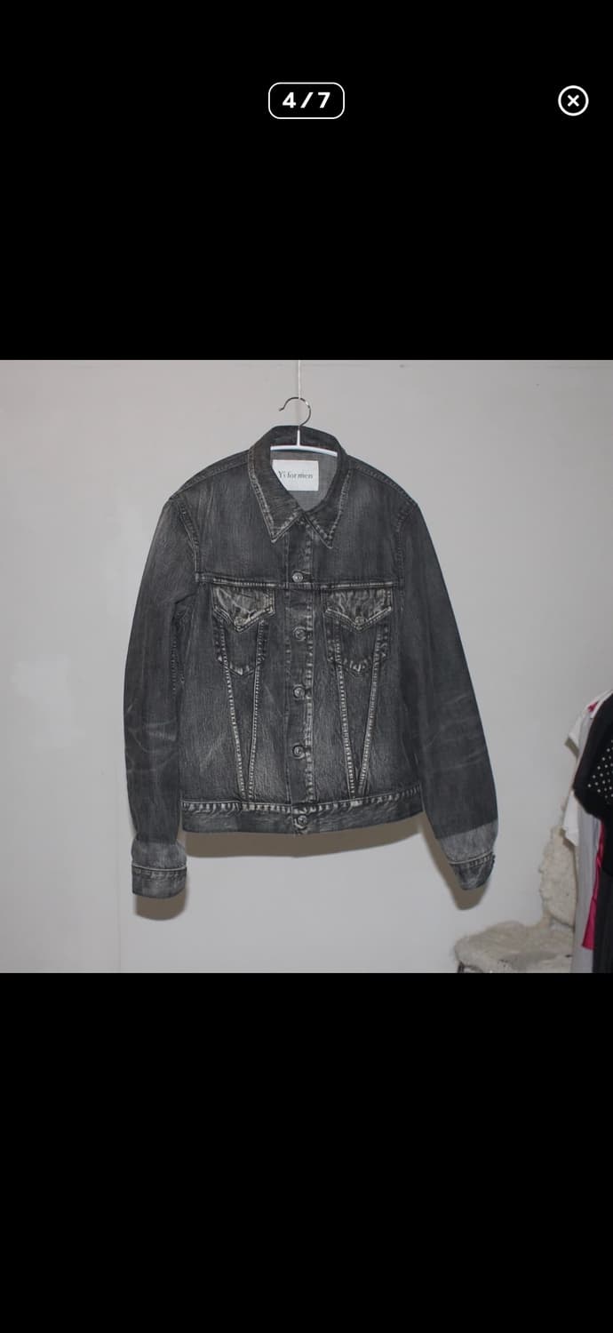 04ss 요지 야마모토 흑청데님자켓 상품이미지4