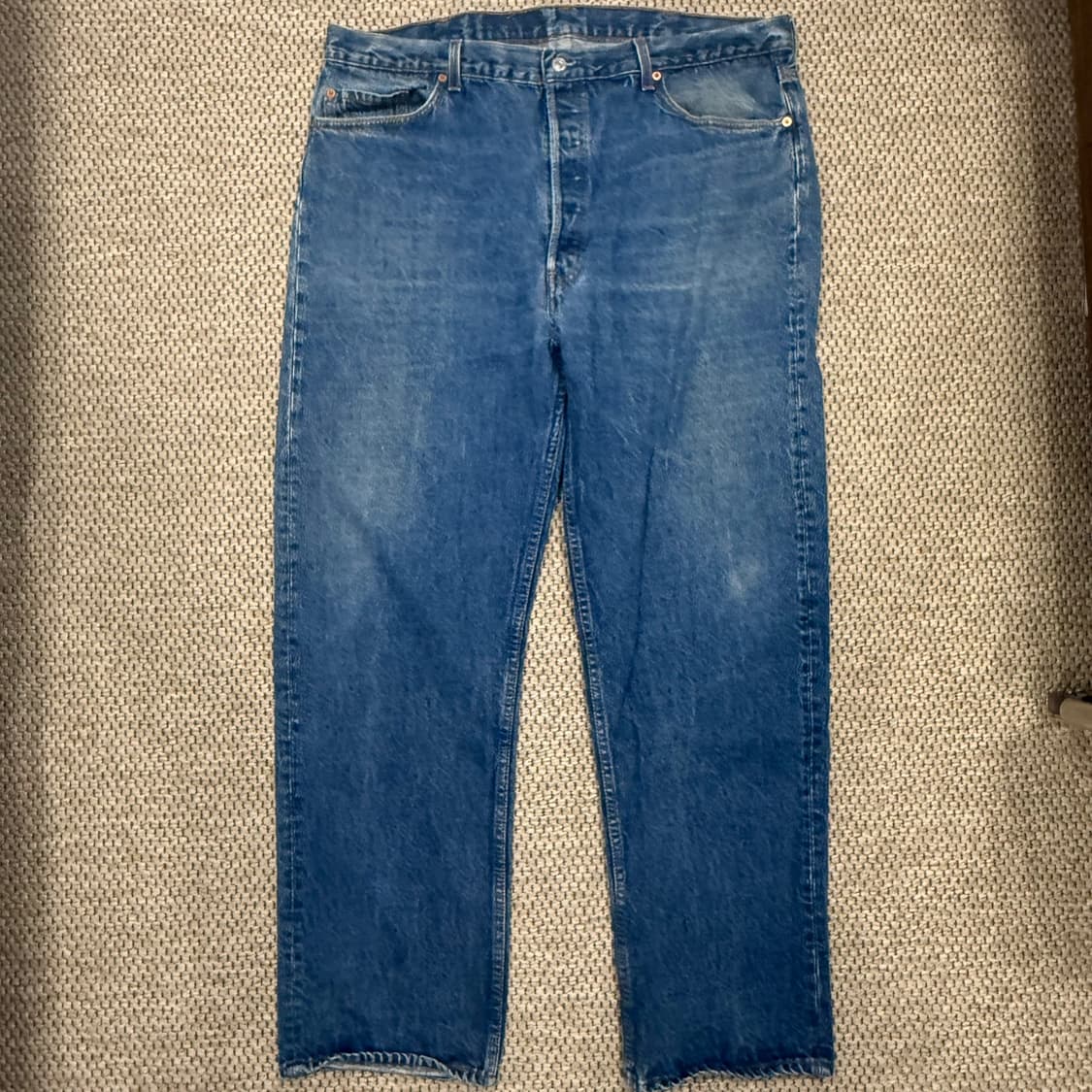 리바이스 501 90s USA levis 빈티지 구제 청바지 워싱 상품이미지2