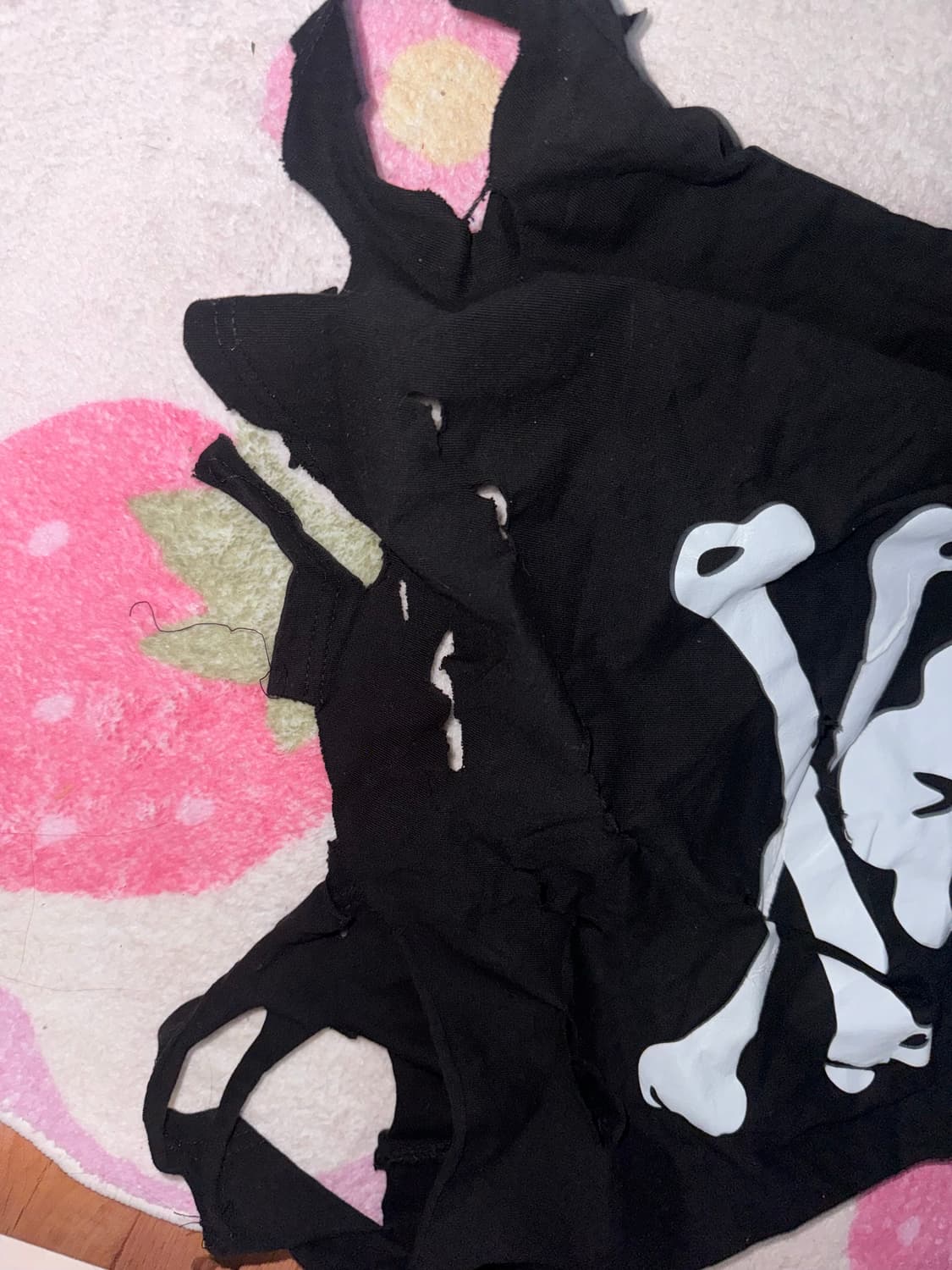 펑크룩 해골 갸루빈티지 나시 상품이미지2