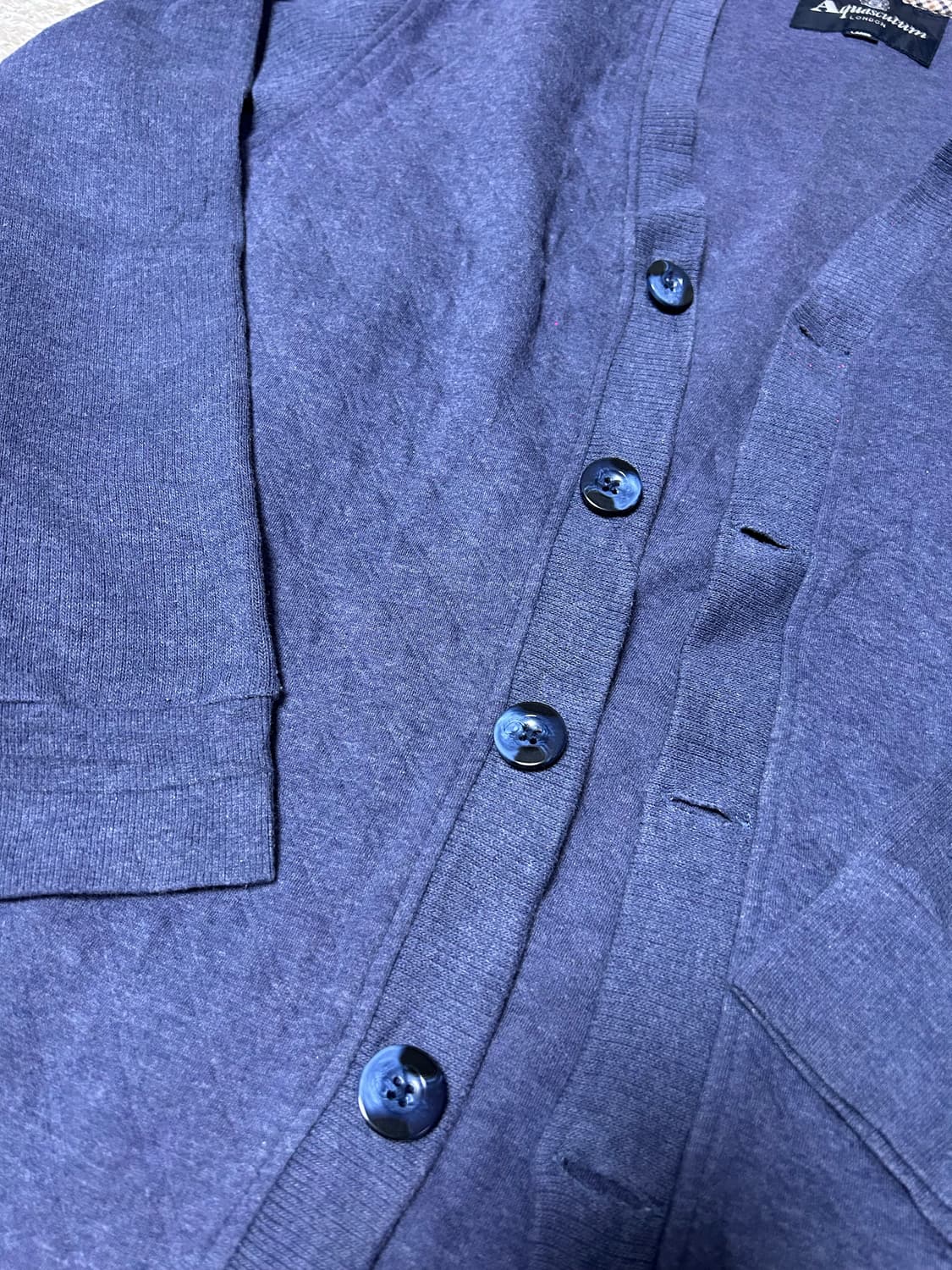 아쿠아스큐텀 홈웨어 가디건 사이즈 105 상품이미지3