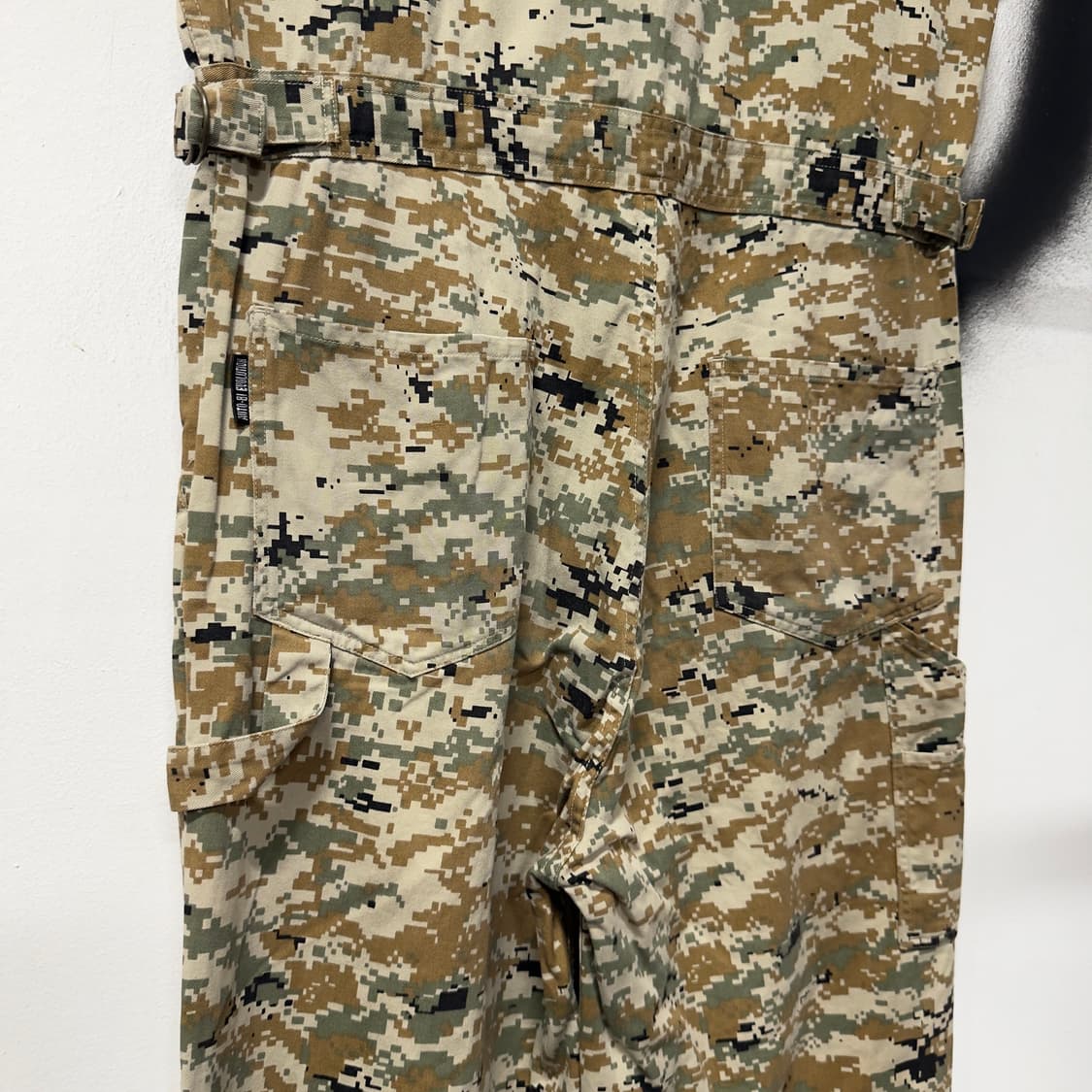 VTG 빈티지 우드랜드 카모 플라주 카펜터 하프 슬리브 점프수트 상품이미지8