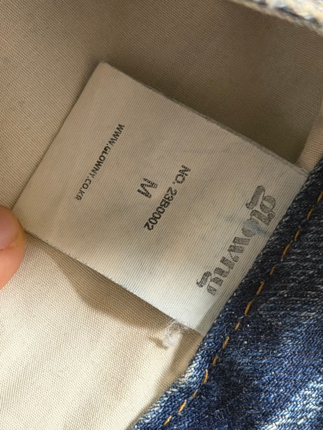글로니 93 MID-RISE LOOSE FIT JEANS (BLUE) 상품이미지9