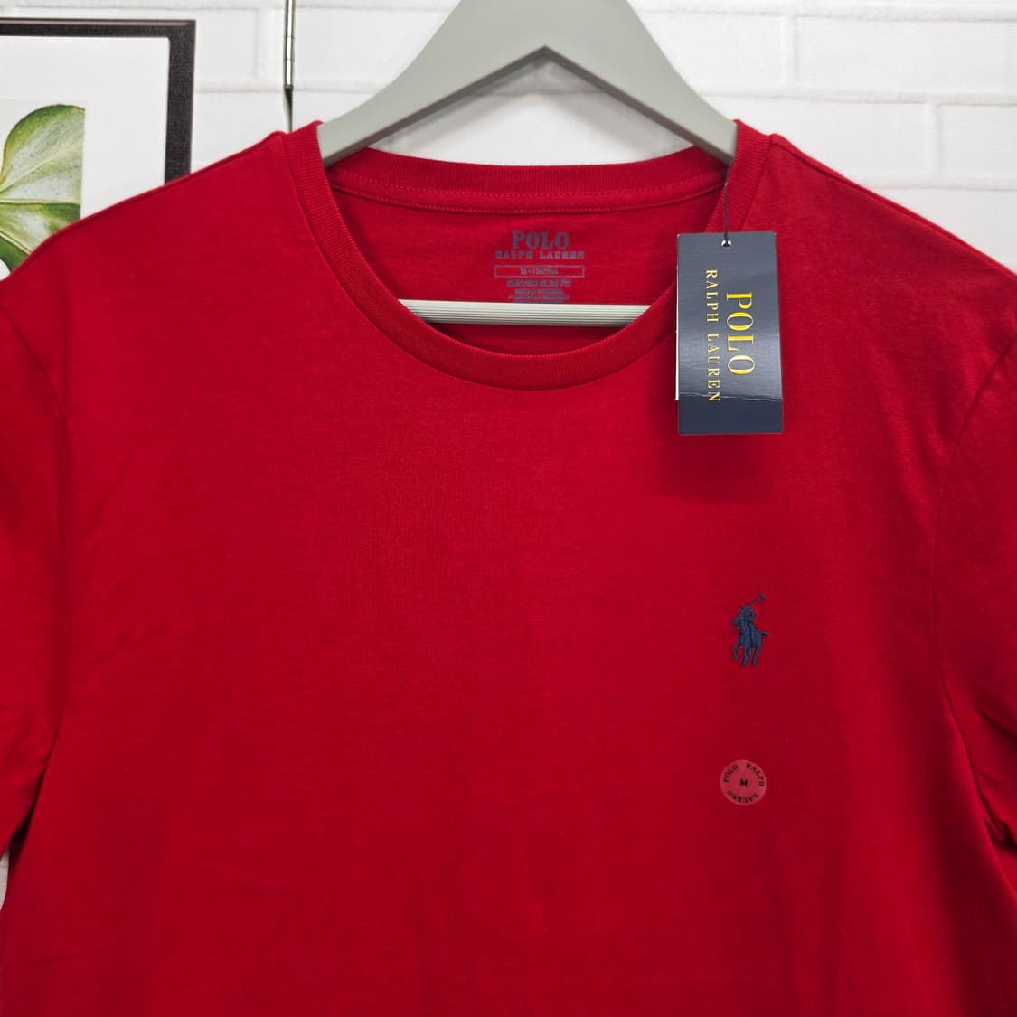 폴로랄프로렌 자수 로고 반팔 티셔츠 렌드 M사이즈 새상품 남여공용 상품이미지2