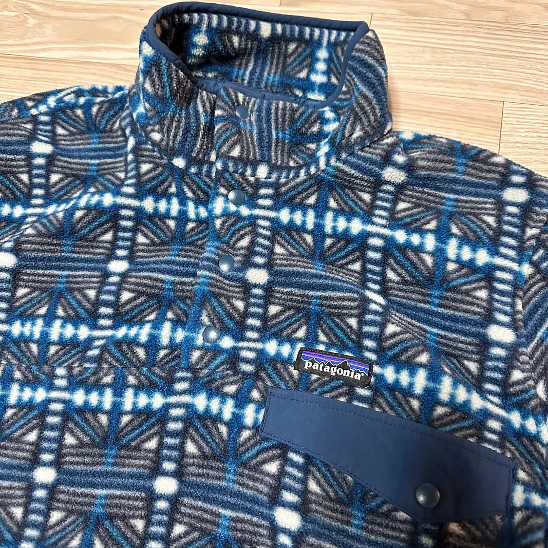 파타고니아 라이트웨이트 신칠라 스냅-T 플리스 스노우 빔 다크 내츄럴 M 상품이미지2