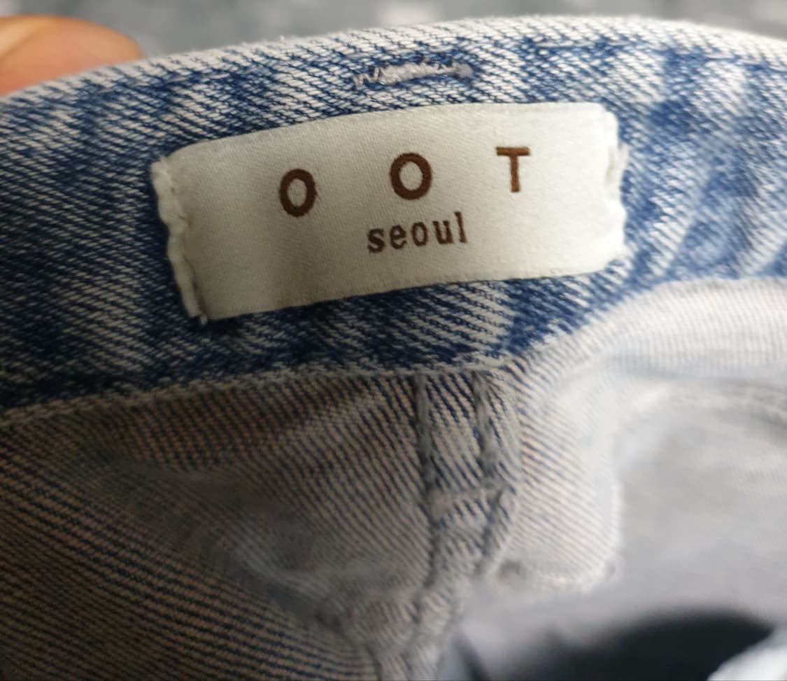 OOT 빈티지 워싱 슬림핏 바디쉐이퍼 부츠컷 데님팬츠 (L) 상품이미지5