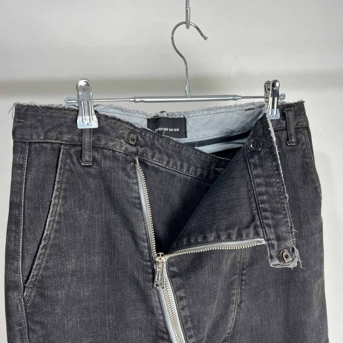 (예약) 다이어트 부처 슬림 스킨 사루엘 데님 팬츠 상품이미지6