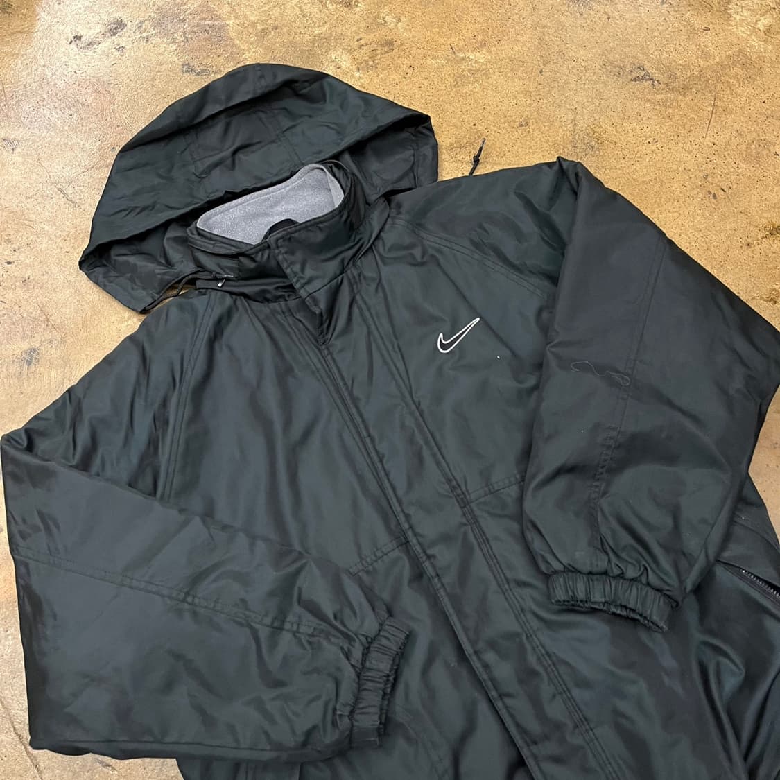 [정품/L] 나이키 블랙 후드 바람막이 자켓 b19 상품이미지1