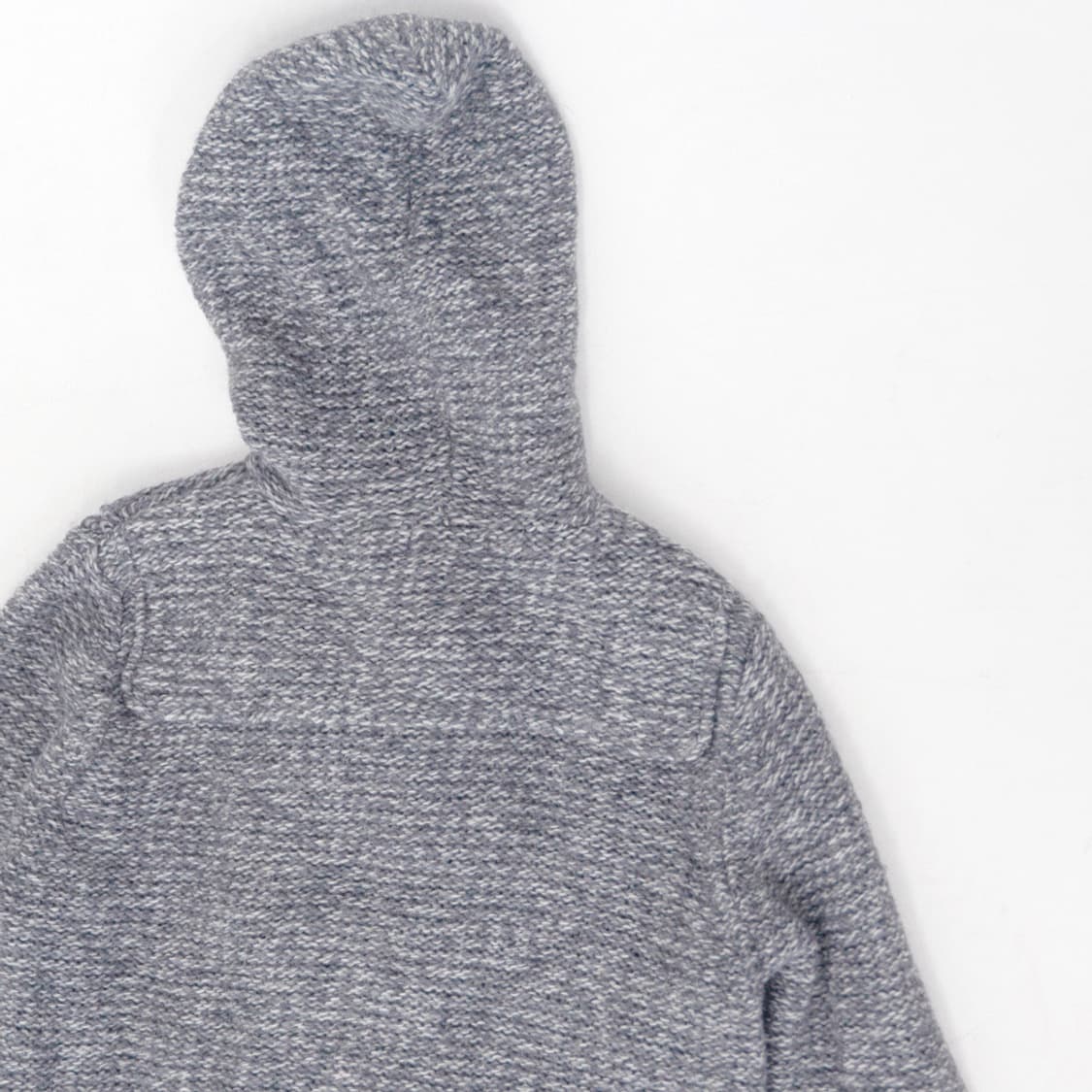 숲길 산책 회색 니트 더플 코트 상품이미지8