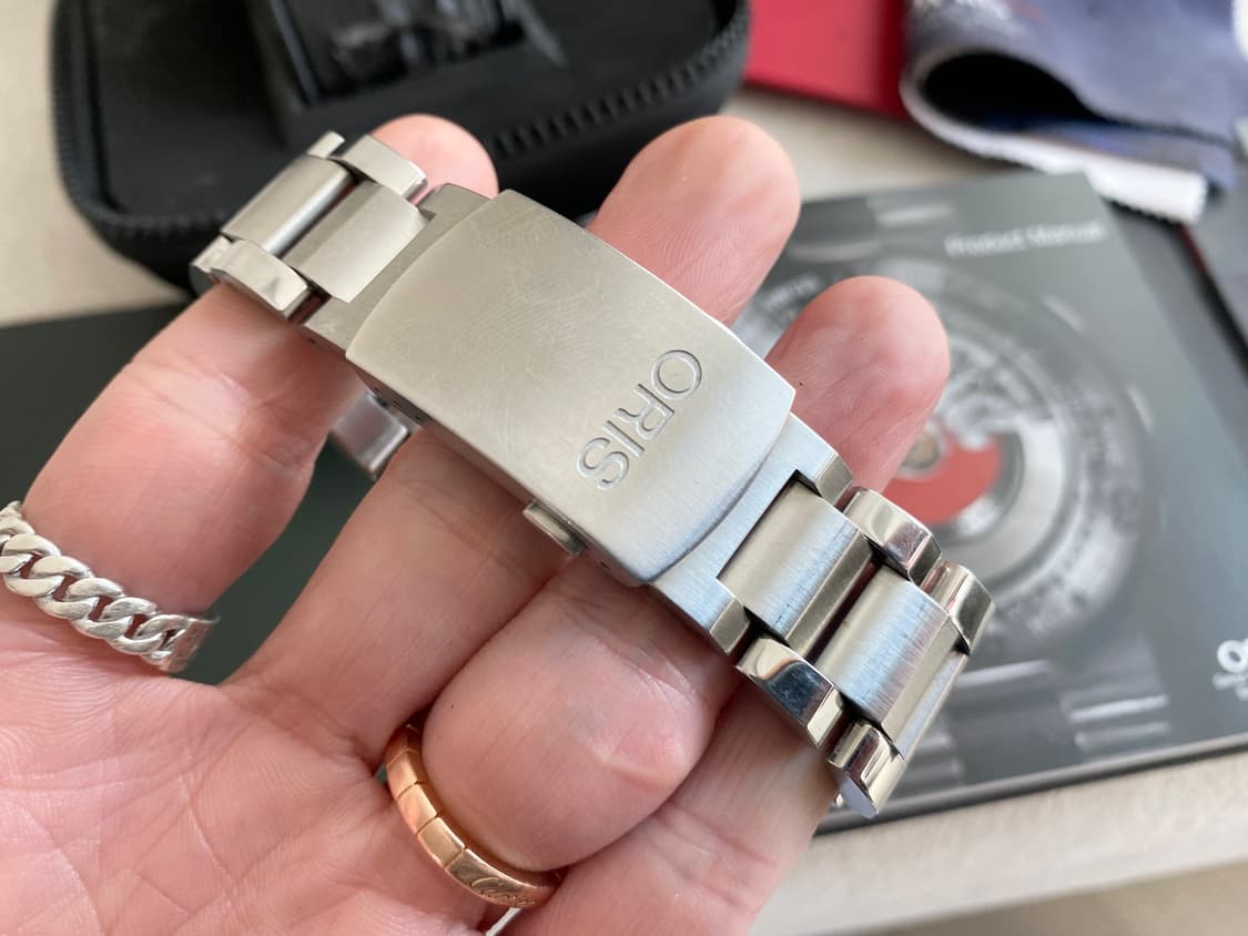 오리스 애커스 검주 43mm 오토메틱 남성용 스틸 상품이미지8