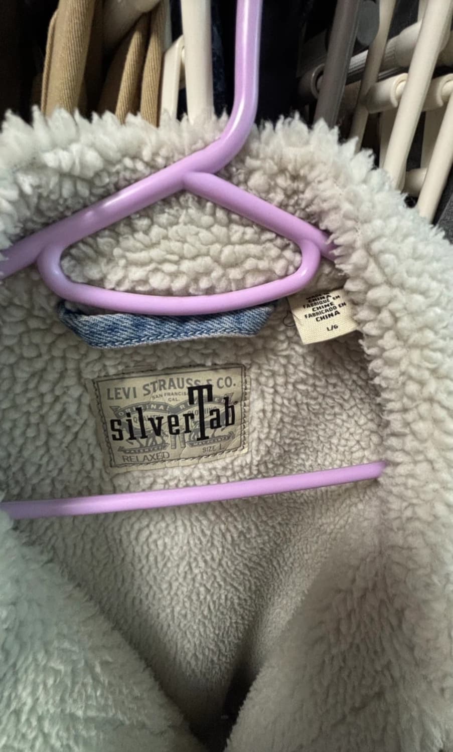 리바이스 실버탭 쉐르파 L(루즈핏 105) 상품이미지2