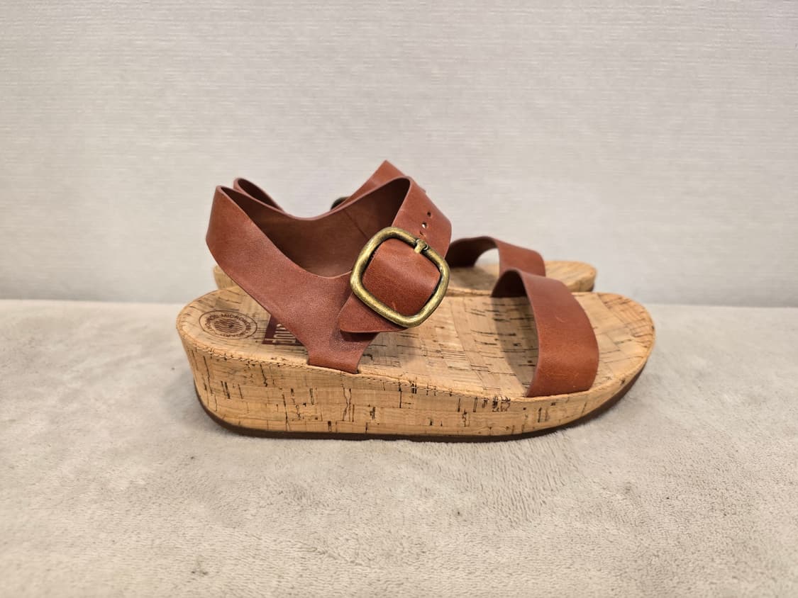 핏플랍 브라운 코르크 스트랩 샌들 230~235 상품이미지3