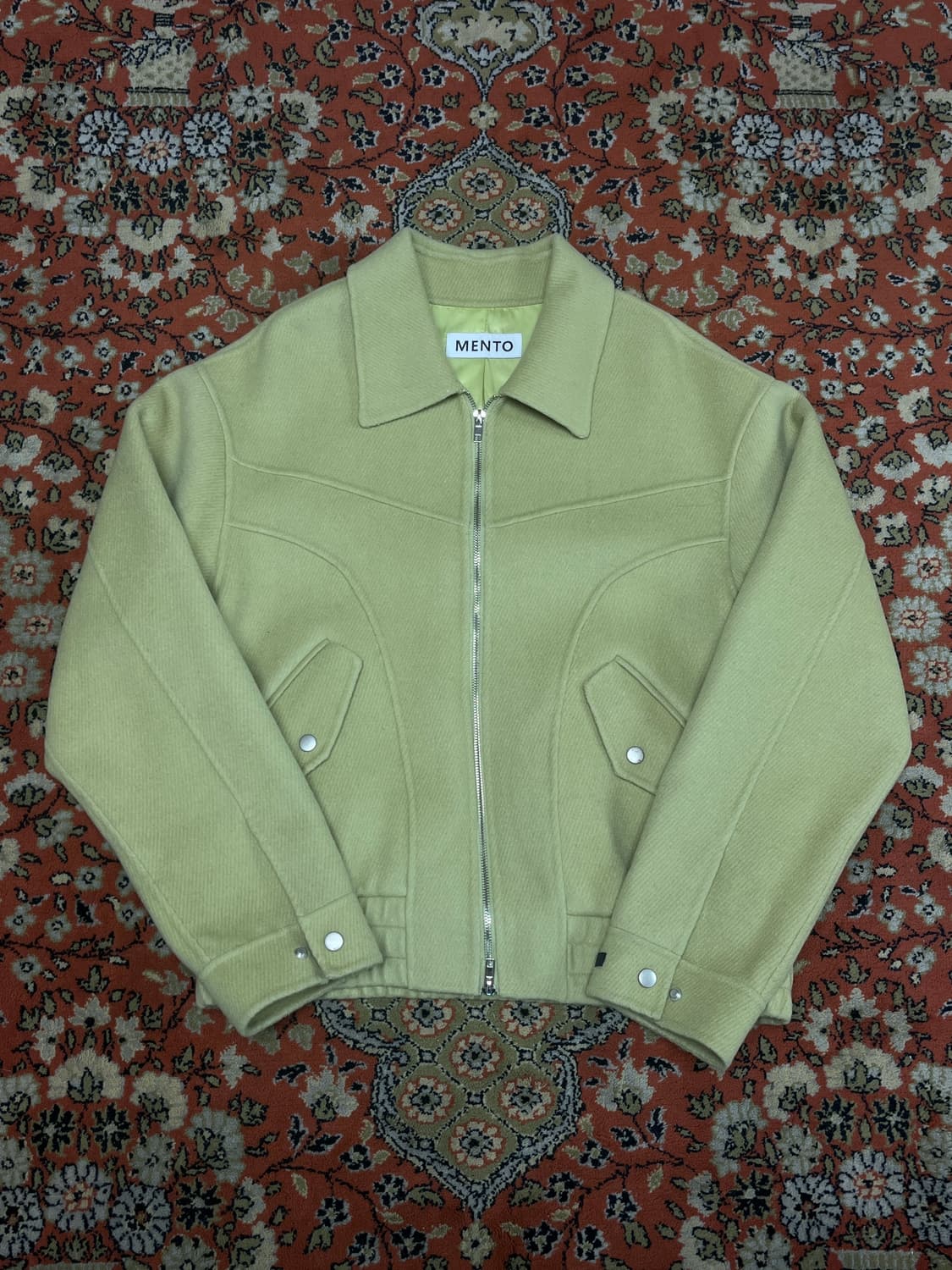 [FREE] 멘토 Mento 민트 울 자켓 상품이미지1