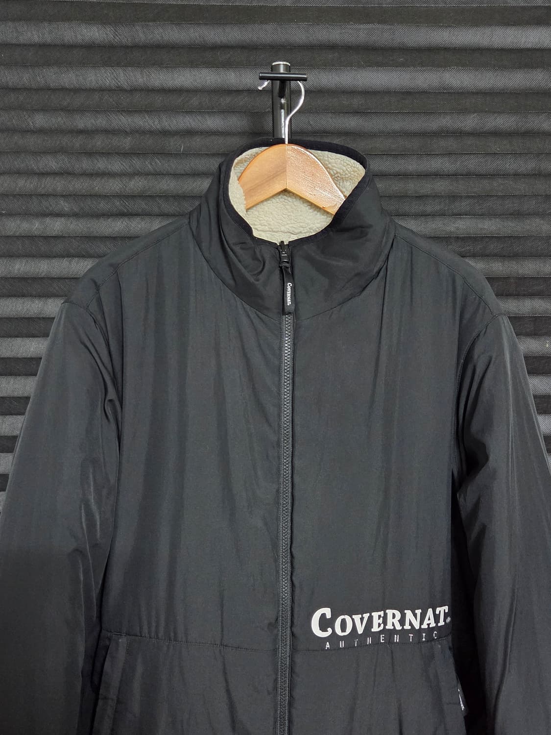 [커버낫] 빅로고 리버시블 플리스 자켓 | 00020 상품이미지4