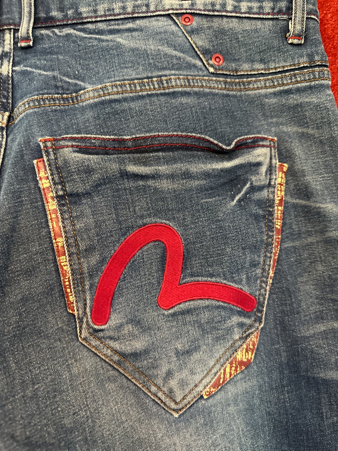 Evisu Straight Pants / W36 상품이미지3