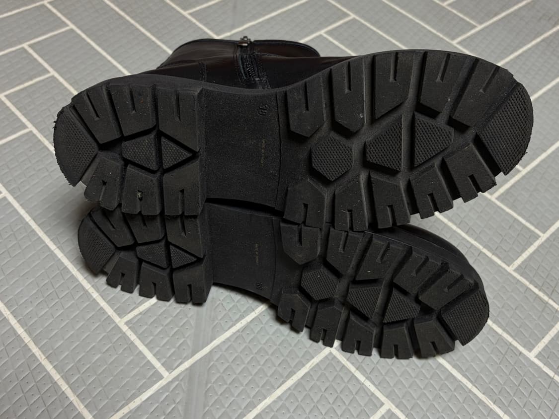 시스템 레더 바이커 앵클 부츠 245(38) 상품이미지3