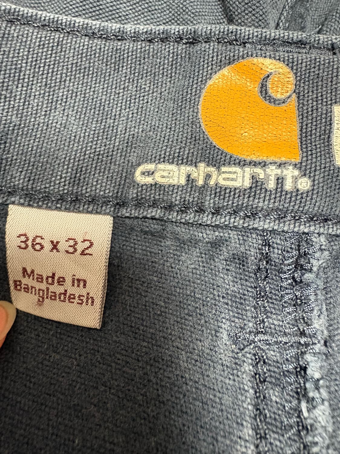 칼하트 럭드 플렉스 릭비 던가리 팬츠 102291 (36 x 32) 상품이미지4