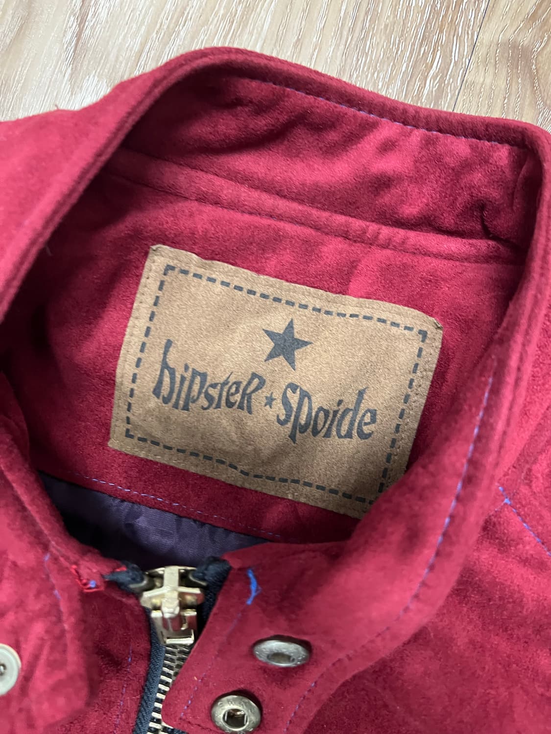 힙스터 스포이드 스웨이드 자켓 상품이미지3