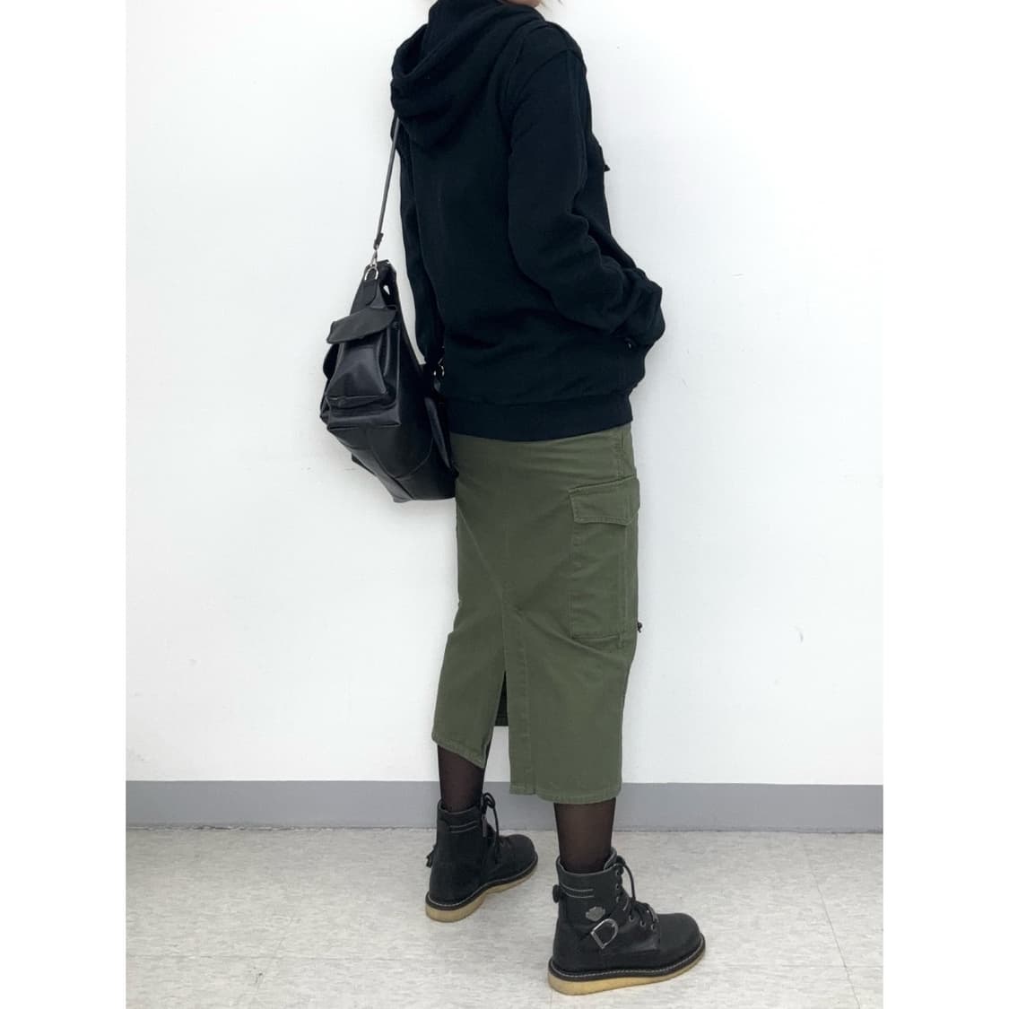 빈티지 카키 카고 스커트 y2k 상품이미지2