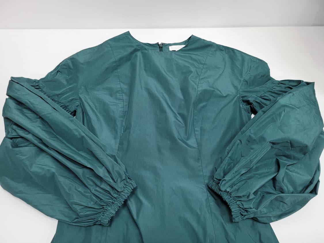 COS 코스 볼륨 슬리브 미니 드레스 원피스 / 여 160-80A  상품이미지4