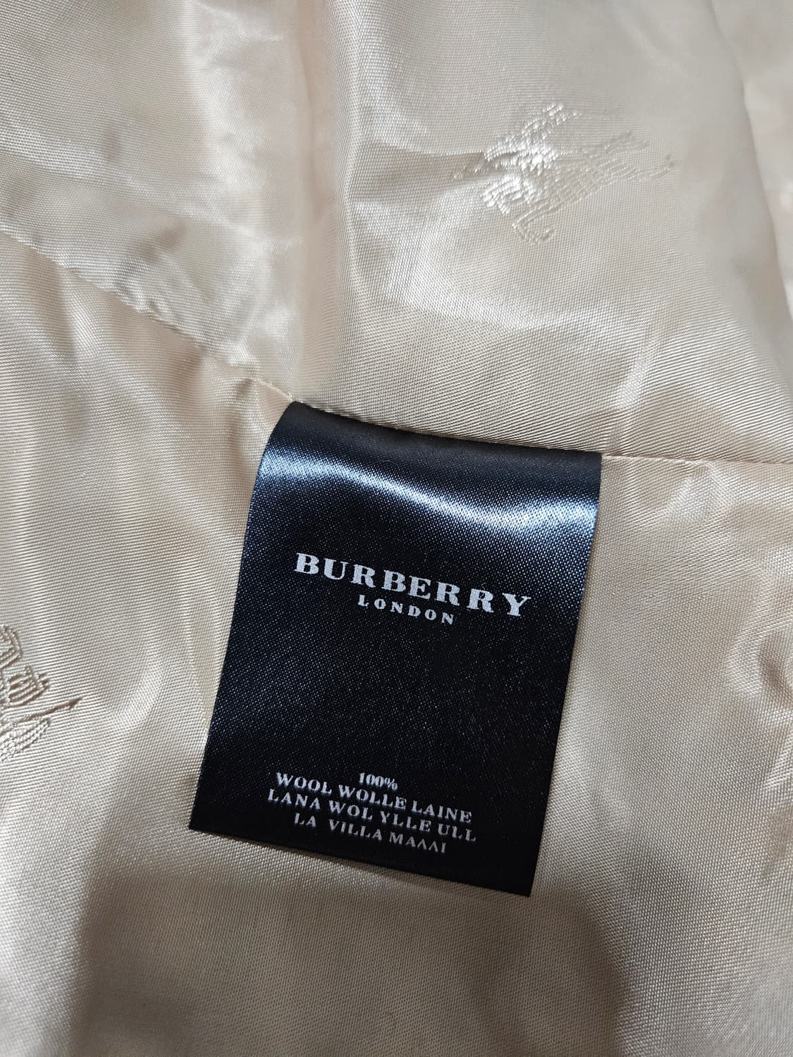 버버리 노바체크 롱 코트[M] 상품이미지9