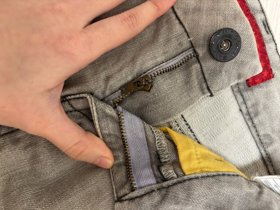 하자확인) 데님 미니스커트 빈티지 y2k 펑크 갸루 그런지페어리 상품이미지3