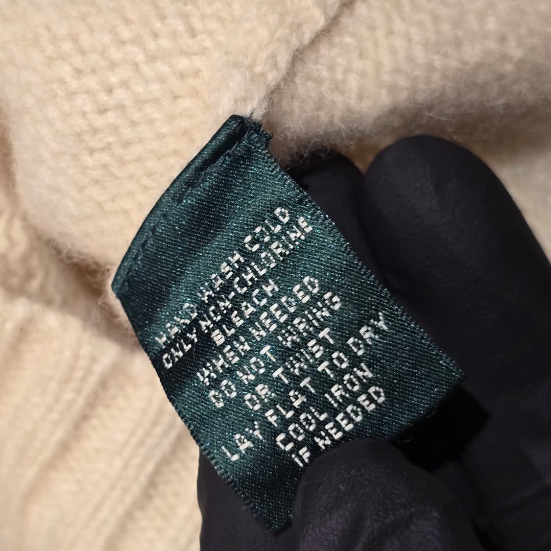 LAUREN Ralph Lauren 램스울 100 숄 카라 스웨터 상품이미지5