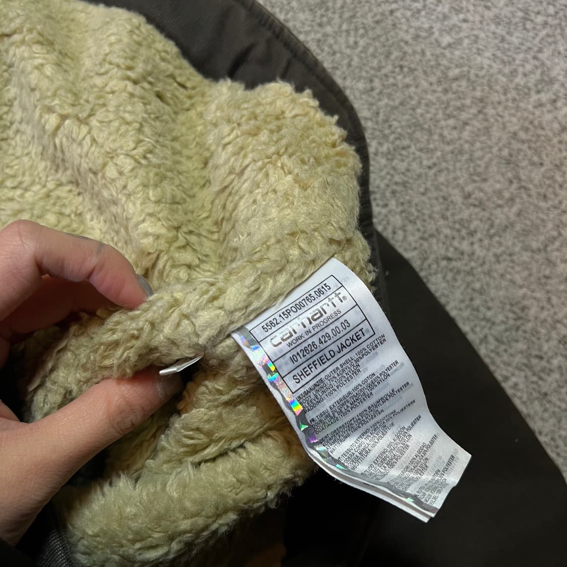 칼하트 WIP 쉐필드 워크 자켓 상품이미지5