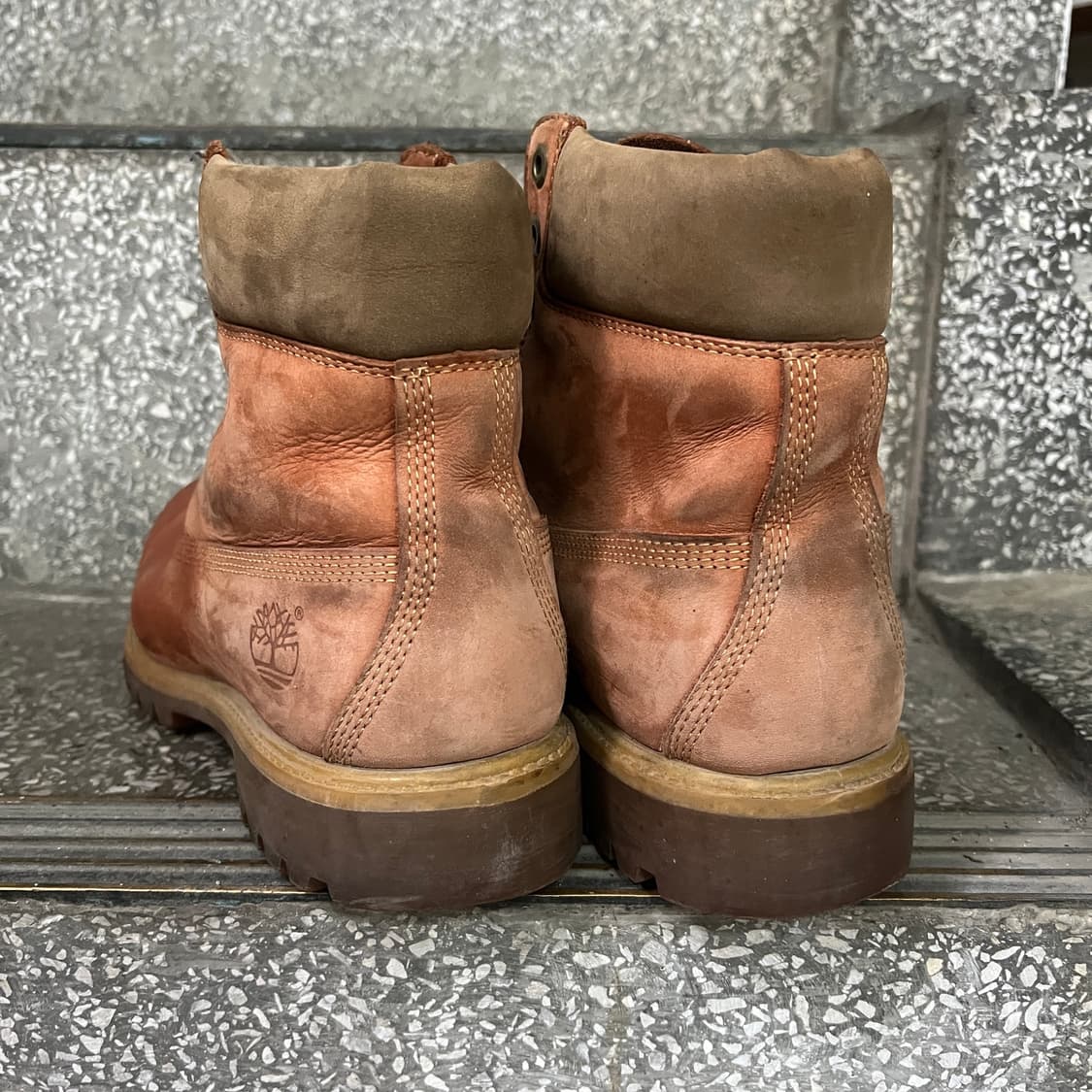 팀버랜드 6인치 프리미엄 다크 오렌지 레더 부츠 상품이미지8