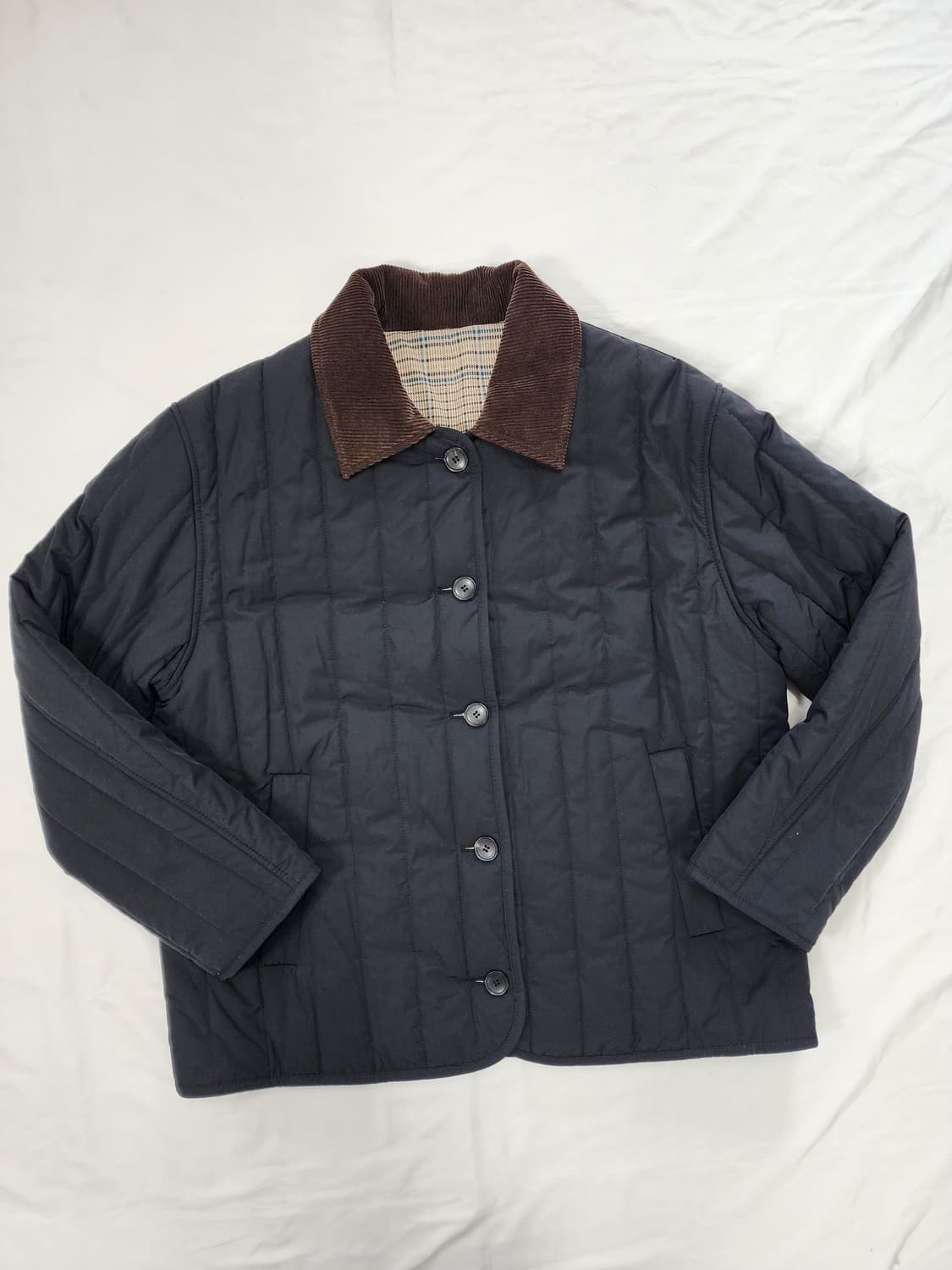 스튜디오 톰보이 퀄팅 코듀로이 카라 자켓 상품이미지1