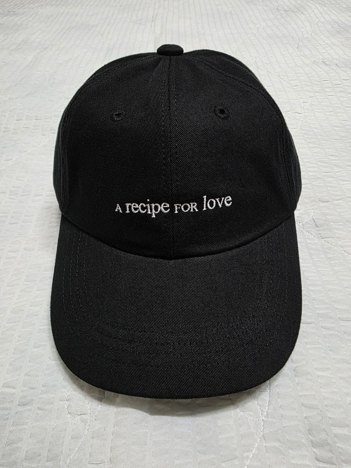 노운 미착용 새상품 흑배요리사 간귀 콜라보 모자 볼캡 검정색 NOUN 상품이미지1