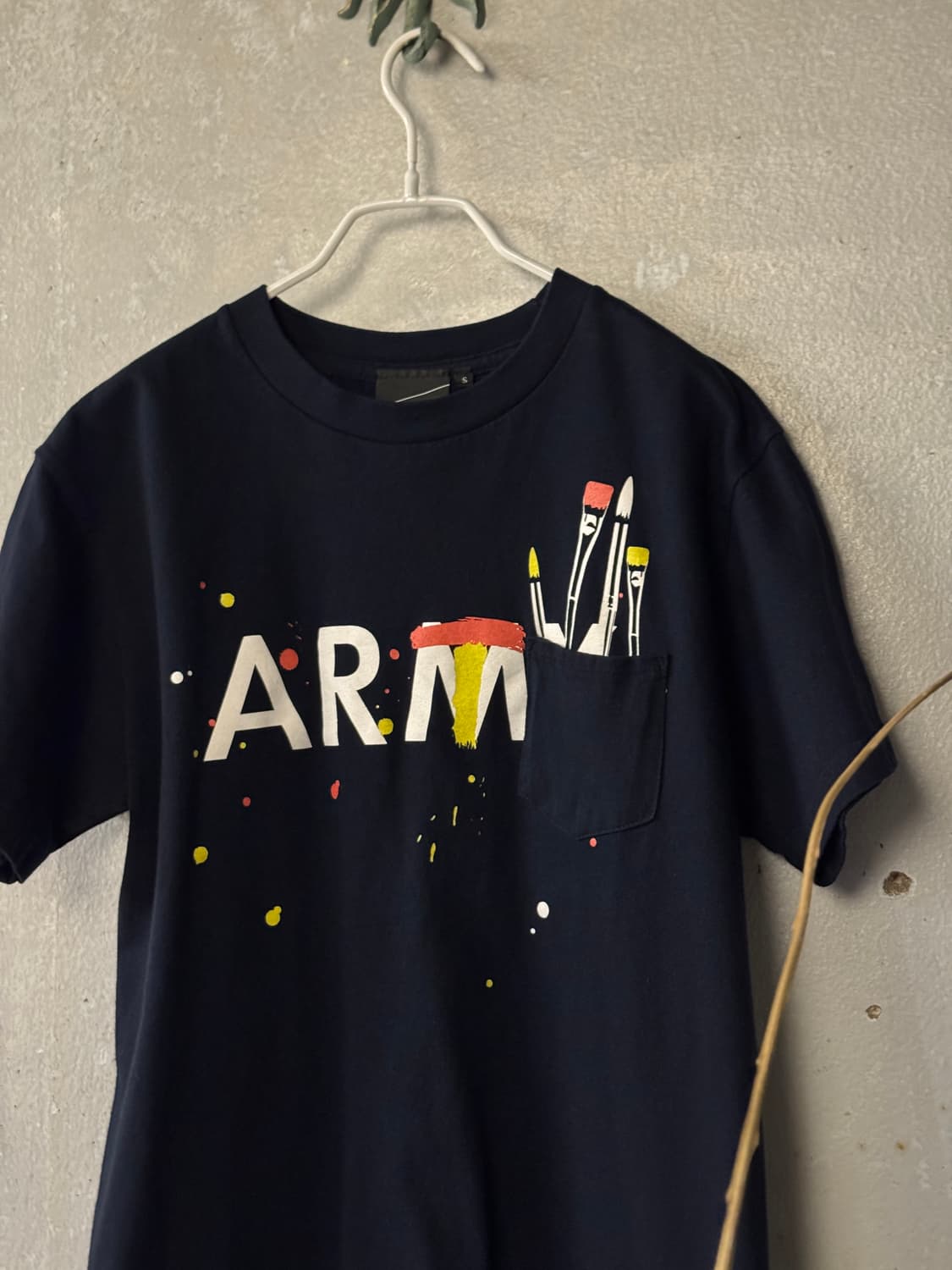 44-55 ) BEAMS ARMY Painted Tee 상품이미지2
