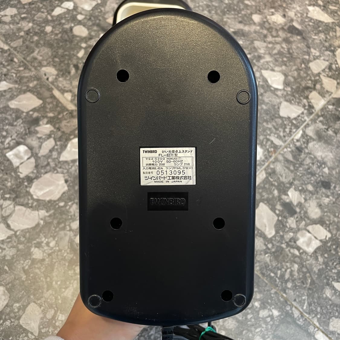 Twinbird FL-8271 Touch Sensor Desk Lamp 상품이미지7