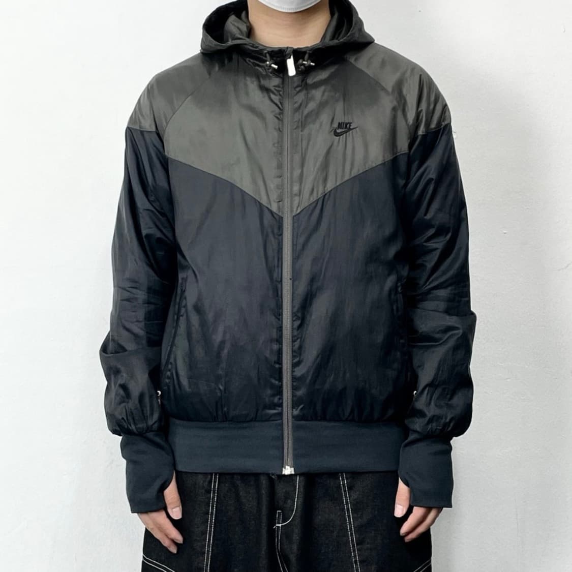 나이키 스우시 패디드 윈드러너 후드 바람막이 자켓 상품이미지1