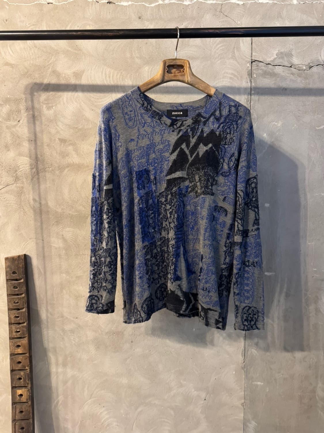 ZUCCA 주카 그래픽 니트 55 상품이미지1