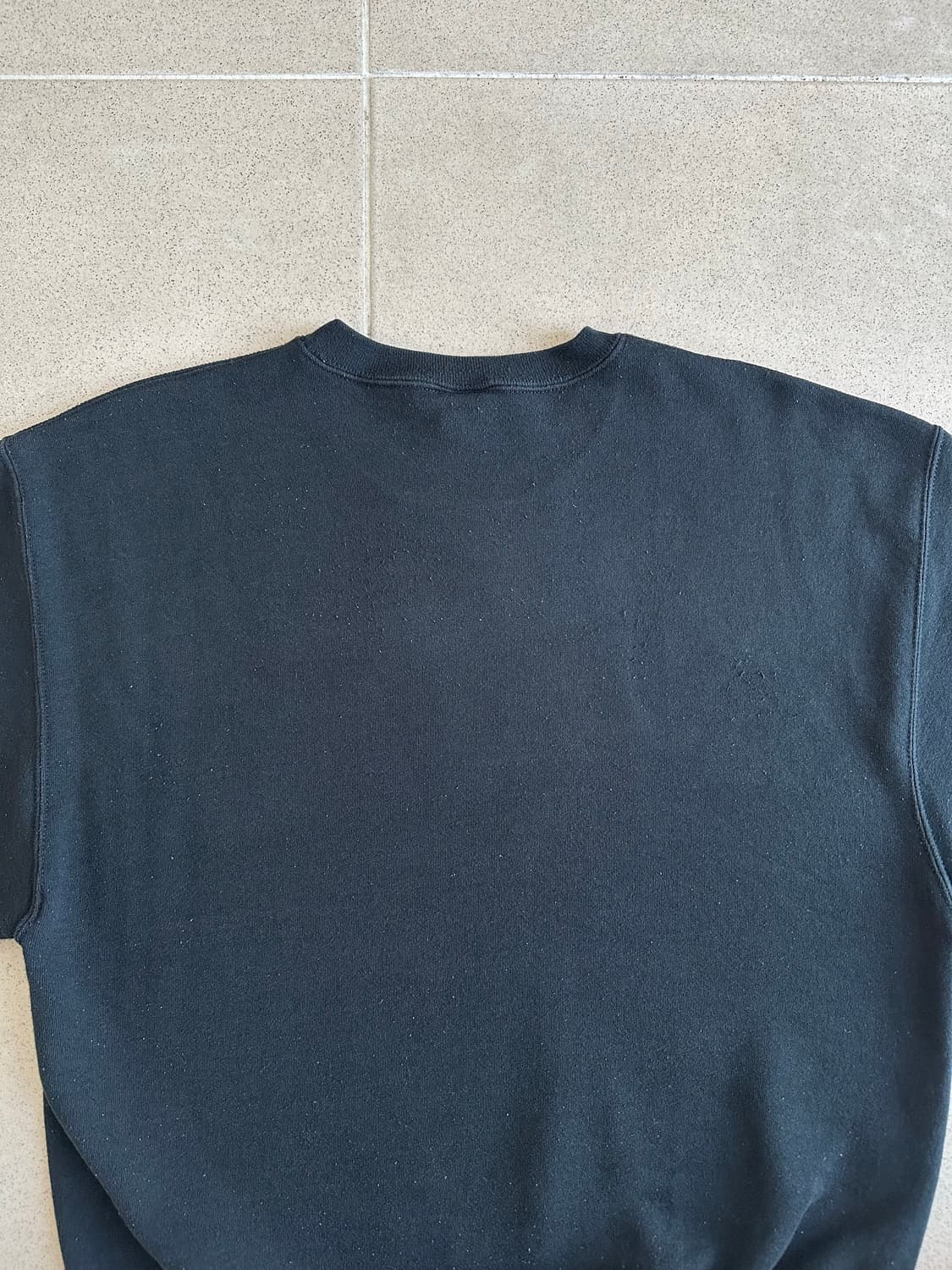 90s 빈티지 러셀 스웻셔츠 블랙 L 상품이미지5