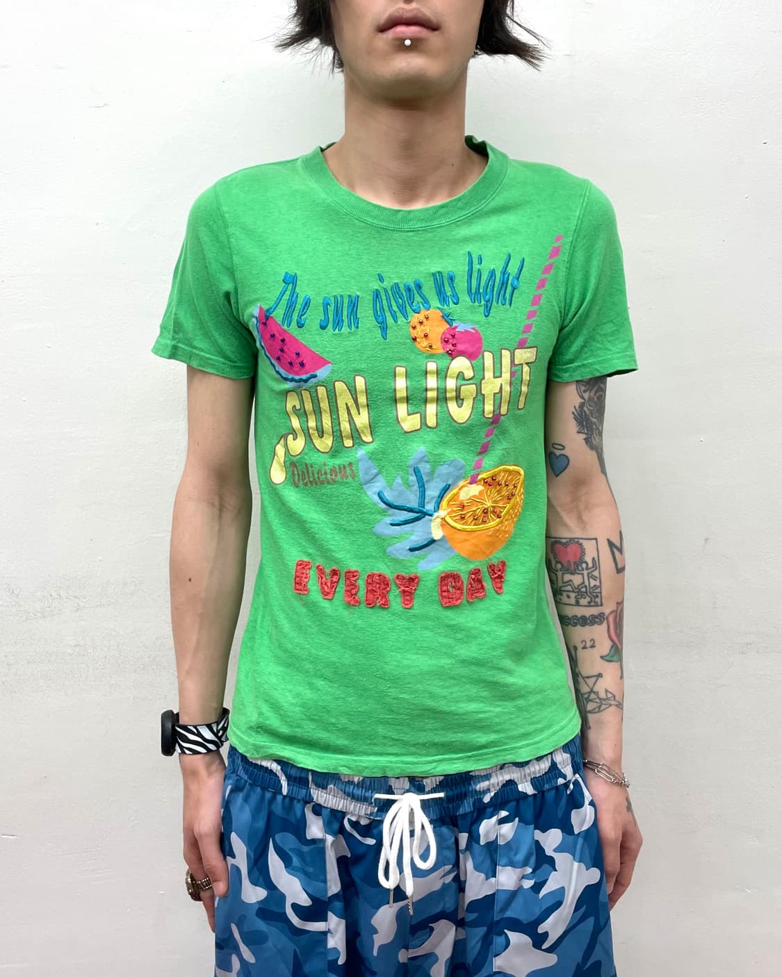 Summer Watermelon Fruit Green T-Shirt 상품이미지1