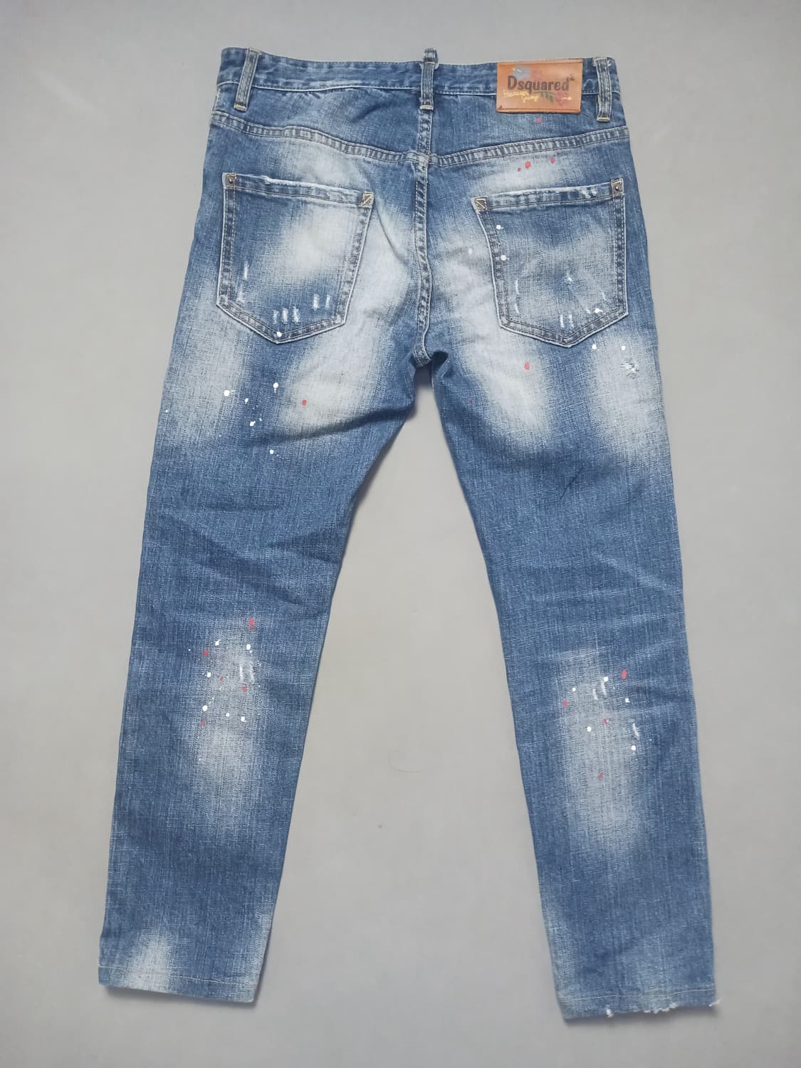 [46] 디스퀘어드2 플라워패치 슬림진 청바지 30 31 상품이미지7