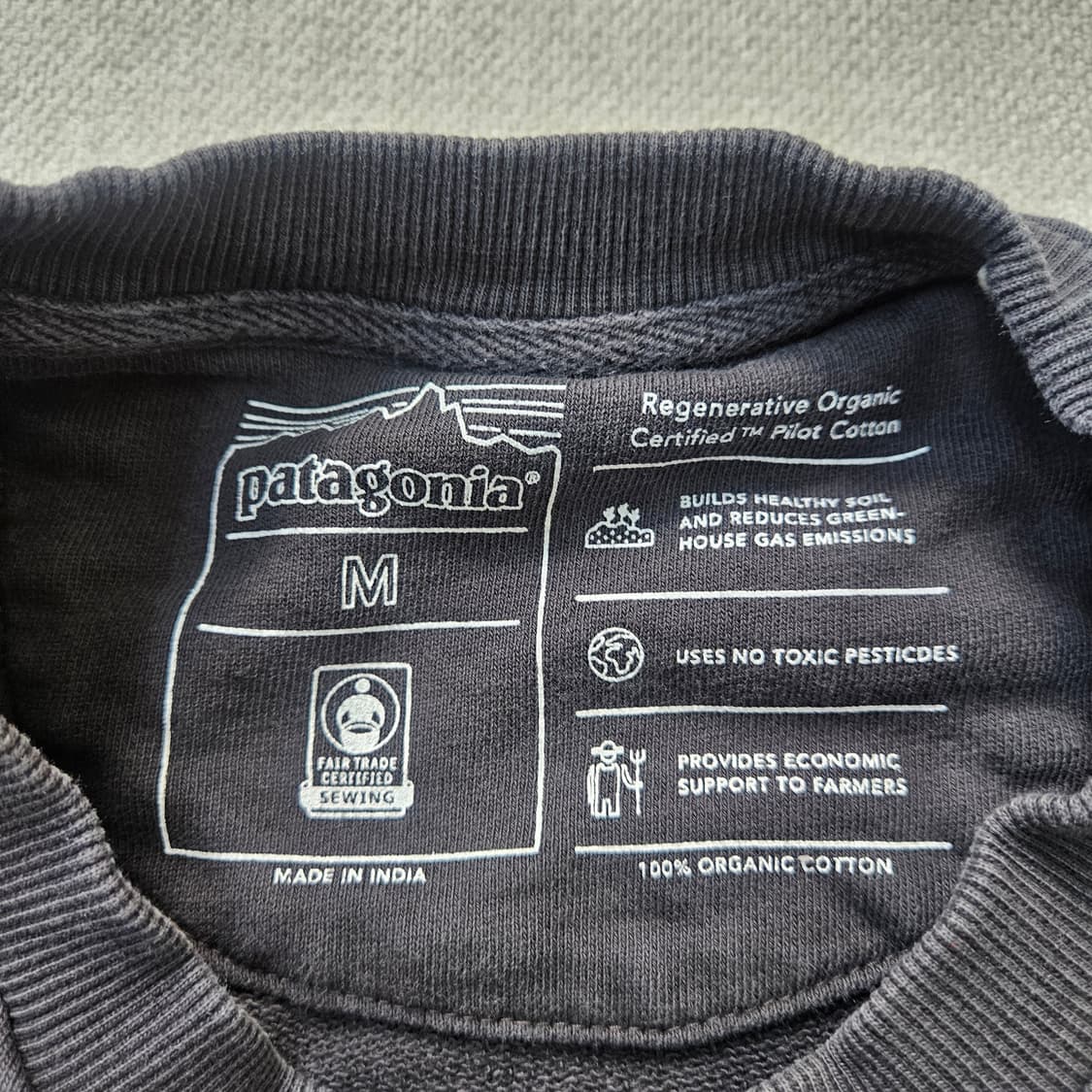 M 파타고니아 코튼 크루넥 스웨트 셔츠 0406Y 상품이미지3