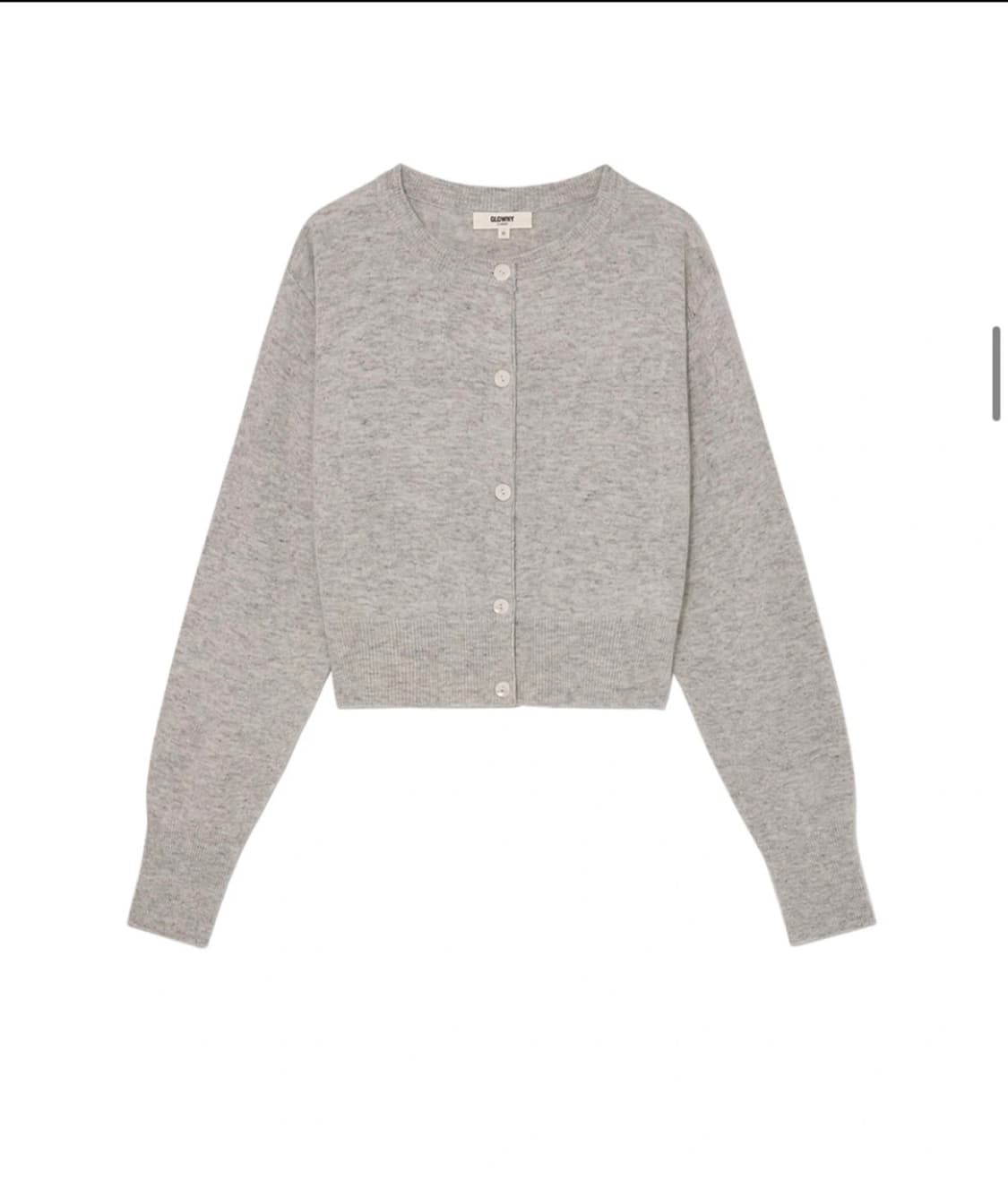 GLOWNY 글로니 G 클래식 울 가디건 (그레이) 상품이미지4