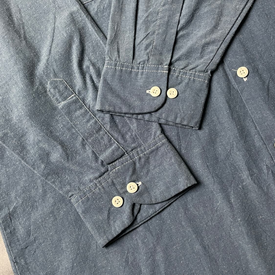 DICKIES 디키즈 빈티지 블루 플랩포켓 워크 셔츠 A00909 상품이미지6
